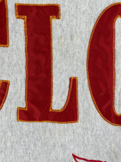 90's IOWA CYCLONES Made in USA Size L Vintage College Sweat-Shirts / F1276S