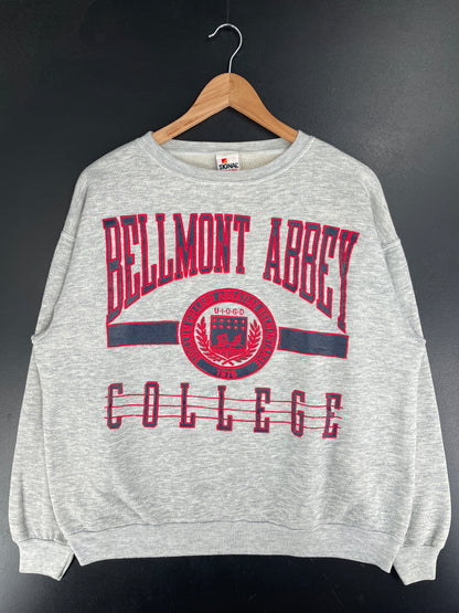 90's BELMONT ABBEY Made in USA Size XL Vintage College Sweat-shirt / F5402S