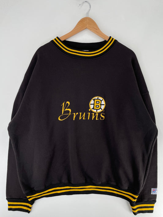 90’s BOSTON BRUINS Size XL NHL Sweat-shirt / F3581S