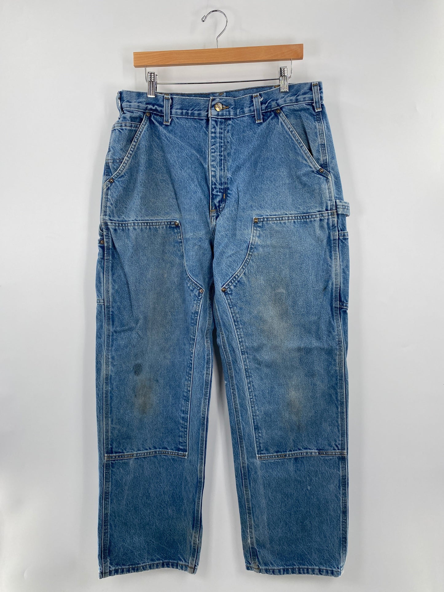 Vintage CARHARTT Double Knee Size W34xL31 Denim Pant / G1391P