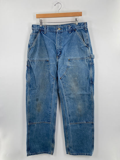Vintage CARHARTT Double Knee Size W34xL31 Denim Pant / G1391P
