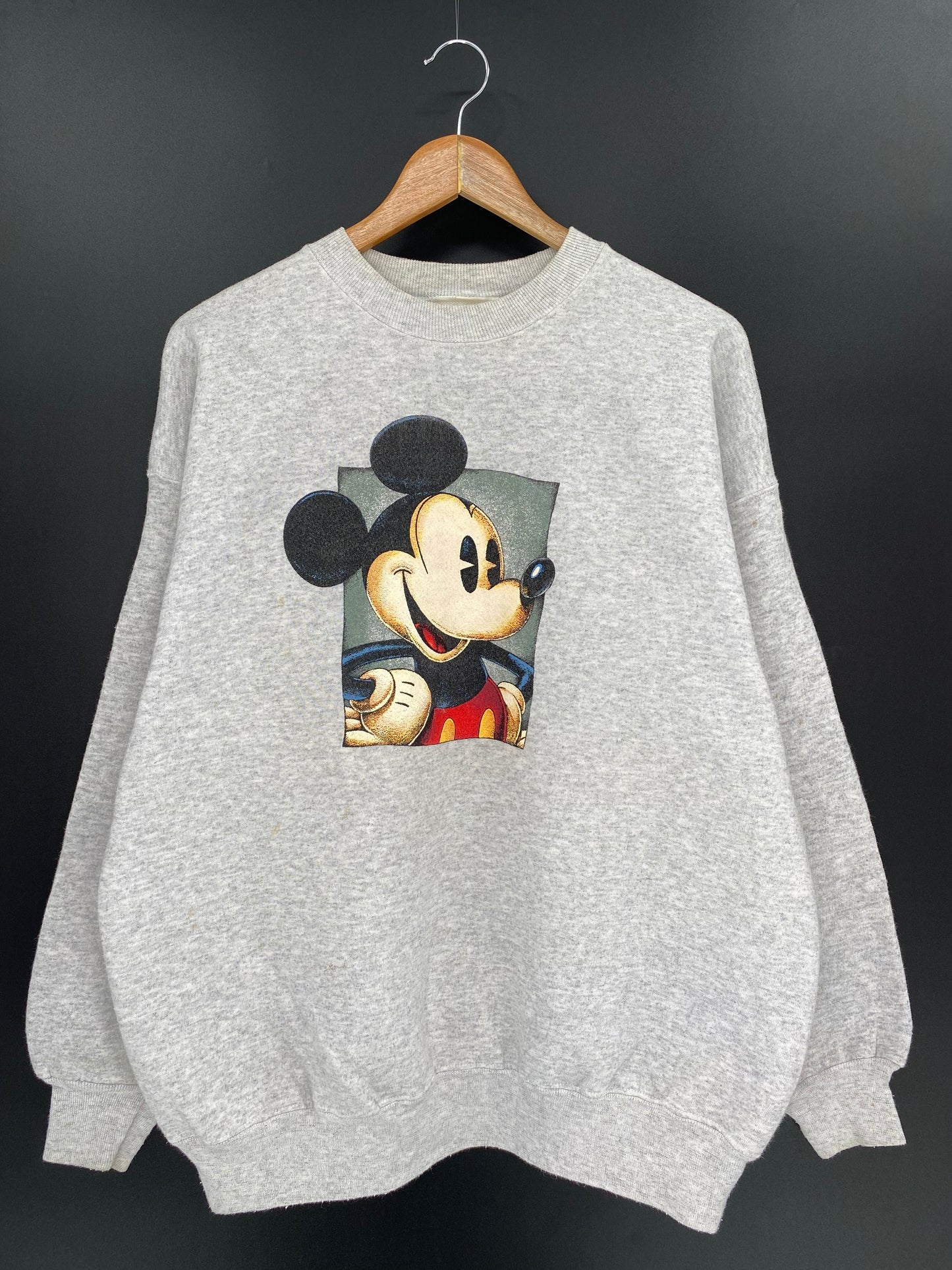 00' DISNEY MICKEY Made in USA Size XL Vintage Sweat-shirt / E7664S