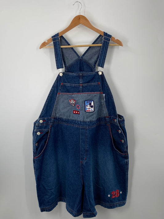 Vintage DISNEY MICKEY Size 22W/24W Denim Overall / G2393P