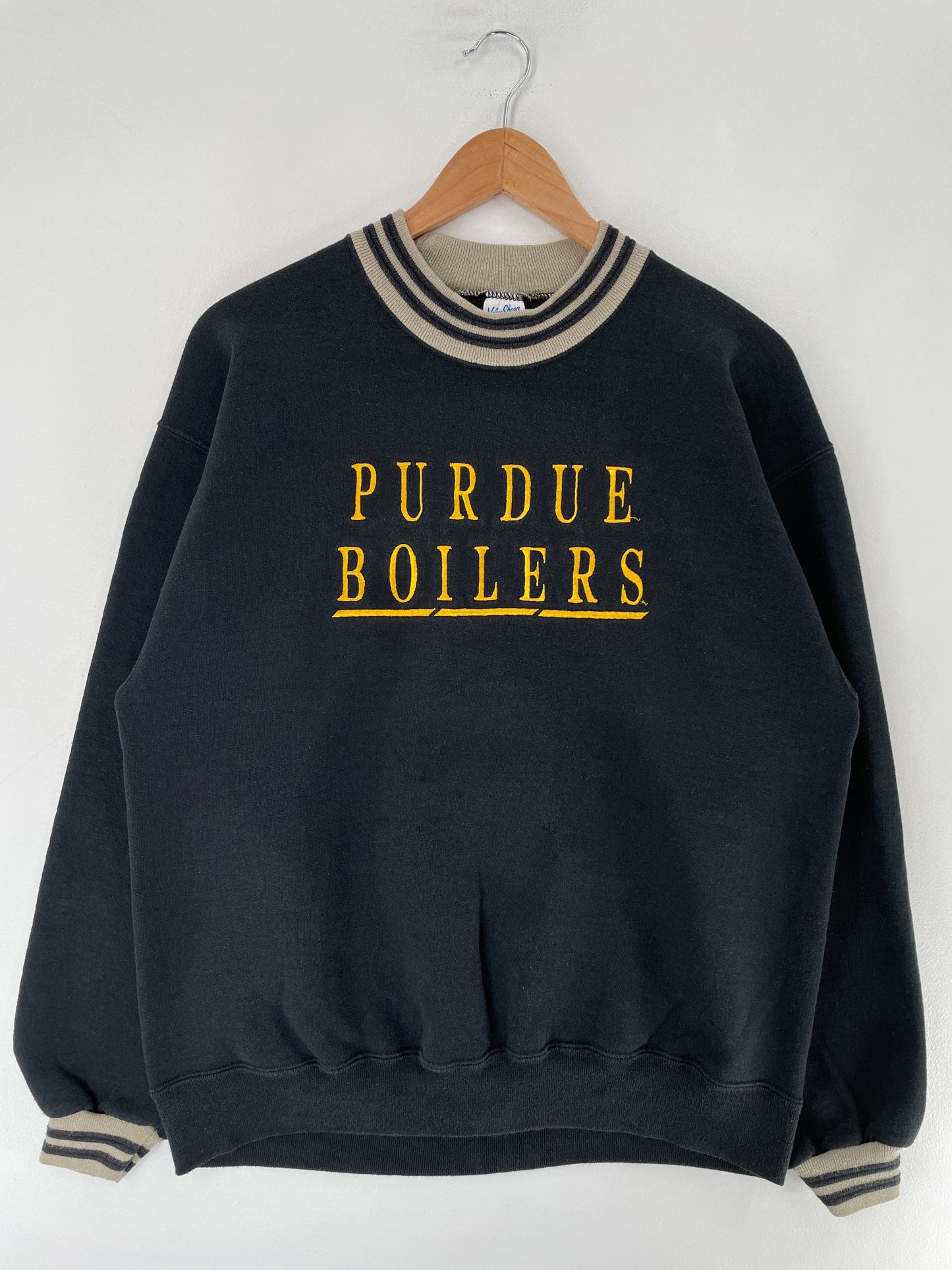90's PURDUE BOILERS Made in USA Size L Vintage College Sweat-Shirt / F7560S