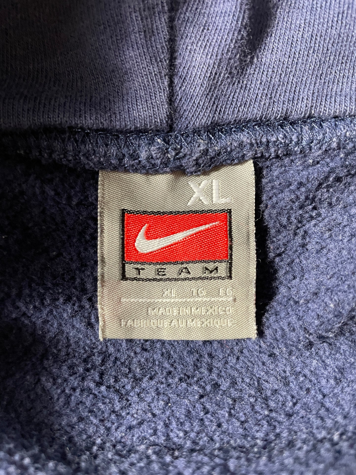 00' NIKE x POLE MISS Size XL Vintage College Hoodie Sweat-Shirt / F4966S