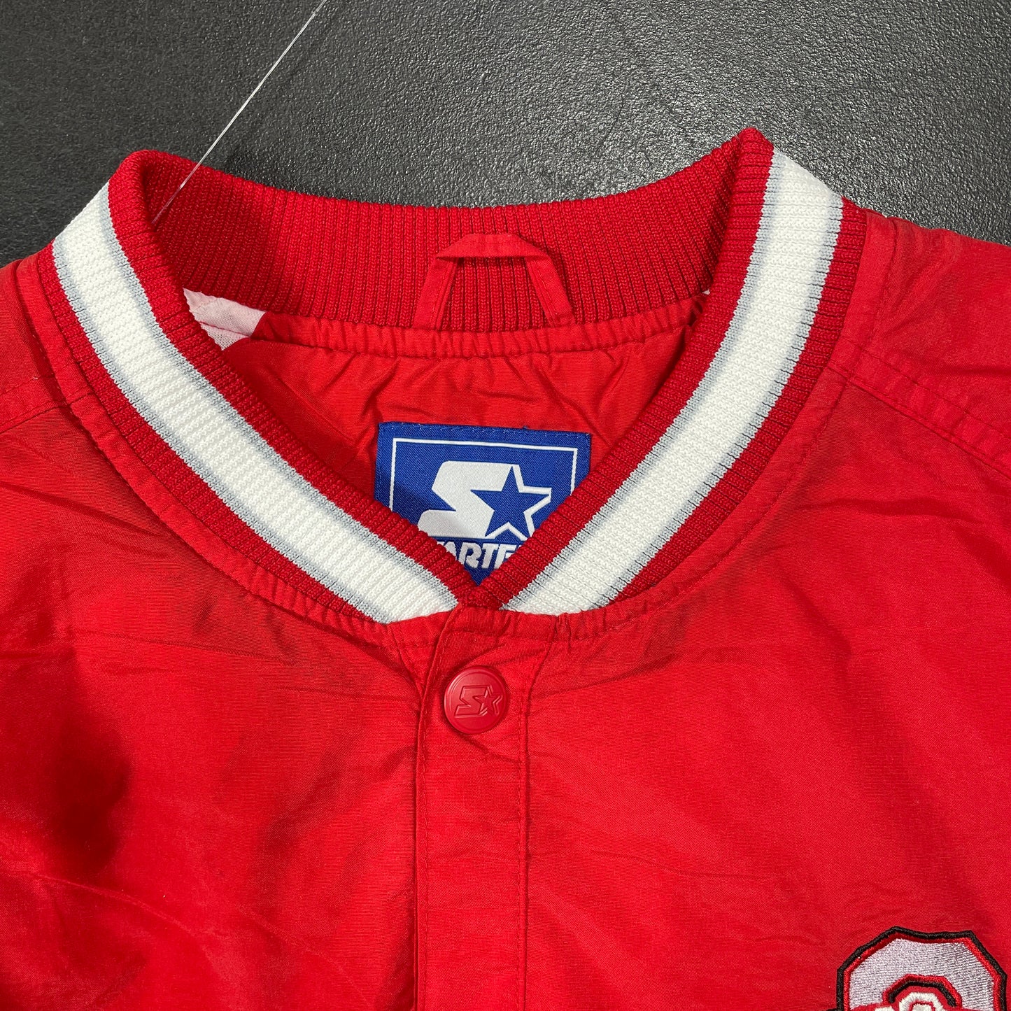 (XXL) 90’s STARTER x OHIO STATE Vintage Nylon Jacket / A1430N