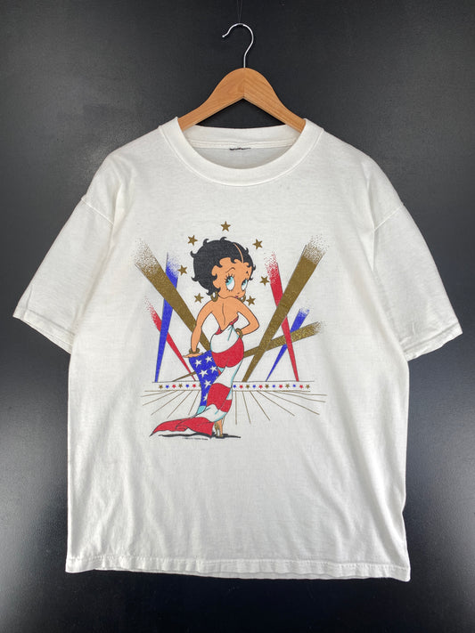 Vintage BETTY BOOP Size No Tag (Approx.XL) Vintage T-shirt / F9558T