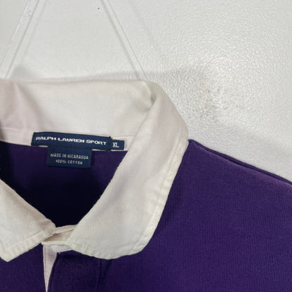 (Ladies. XL) 90’s POLO RALPH LAUREN Vintage Rugby Shirt / A1568R
