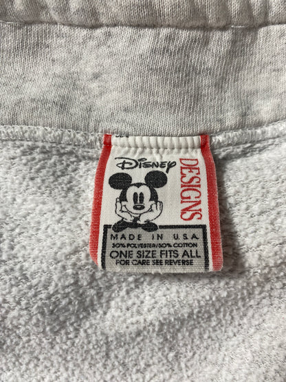 90's EPCOT CENTER x MICKEY Size Approx XL DISNEY Half-zip Sweat / F1089S