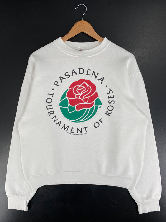 90's PASADENA TOURNAMENT OF ROSES Made in USA Size L Vintage Sweat-Shirt / G2609S