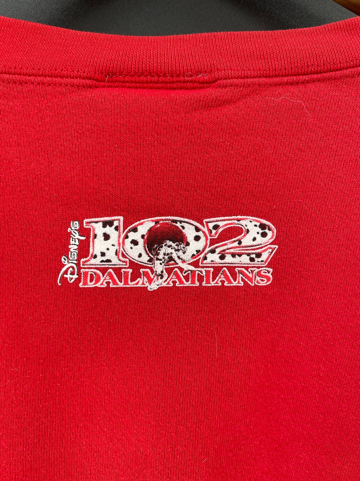 90’s DISNEY 101 DALMATIANS Made in USA Size XL Vintage Sweat-shirt / G6270S