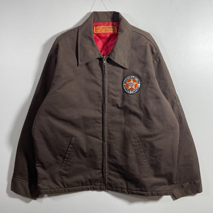 (XL) Vintage Brown Work Jacket / A1324J