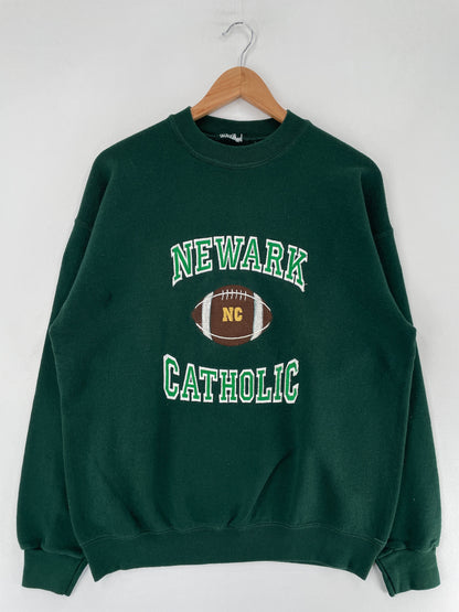 Vintage NEWARK CATHOLIC Size No tag Approx. L College Sweat shirt / F8213S