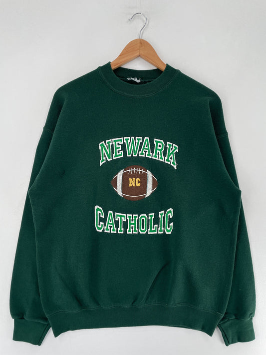 Vintage NEWARK CATHOLIC Size No tag Approx. L College Sweat shirt / F8213S