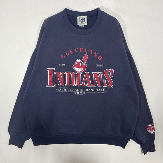 (XL) Vintage CLEVELAND INDIANS Vintage MLB Sweatshirt / A1559S