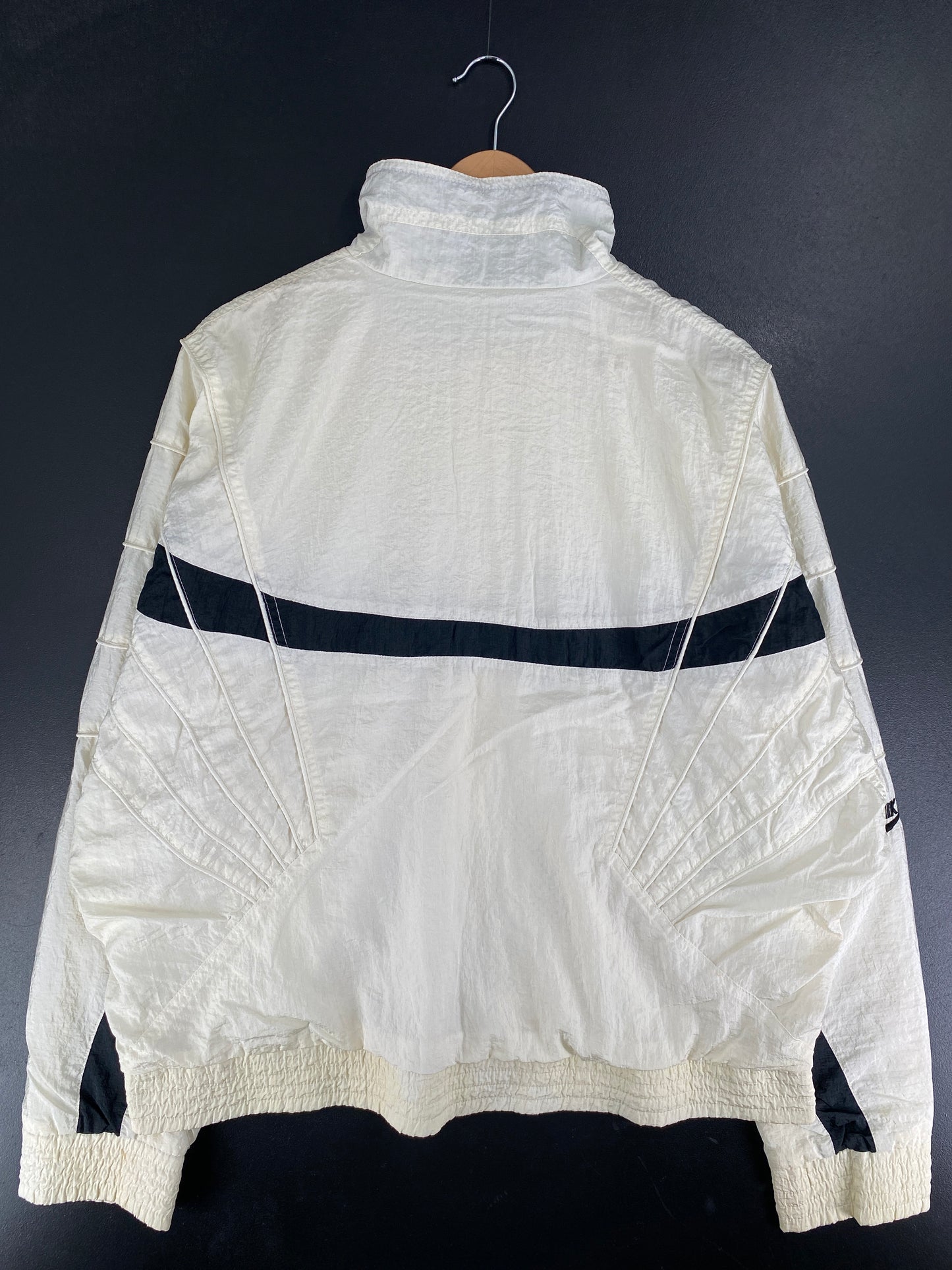 Vintage NIKE JORDAN Size No Tag Approx.XL Zip-up Nylon Jacket/ F3484N