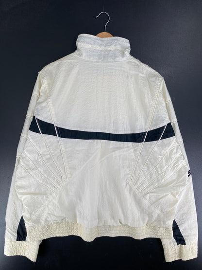 Vintage NIKE JORDAN Size No Tag Approx.XL Zip-up Nylon Jacket/ F3484N