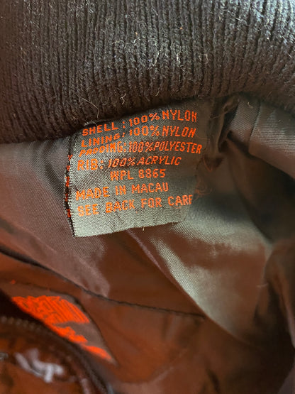 80’s COORS LIGHT SILVER BULLET RACING Size L Padded Nylon Jacket / F6816N