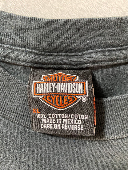 2004 HARLEY DAVIDSON Size XL Vintage Long Sleeve T-Shirt / G3103T