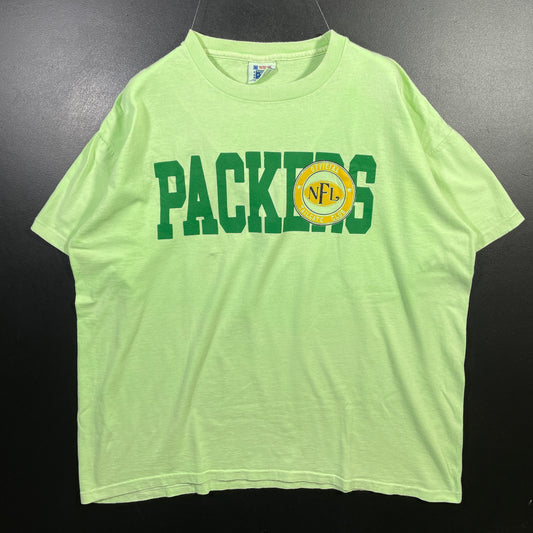 (XL) 90's GREEN BAY PACKERS Vintage NFL T-Shirt / A0852T