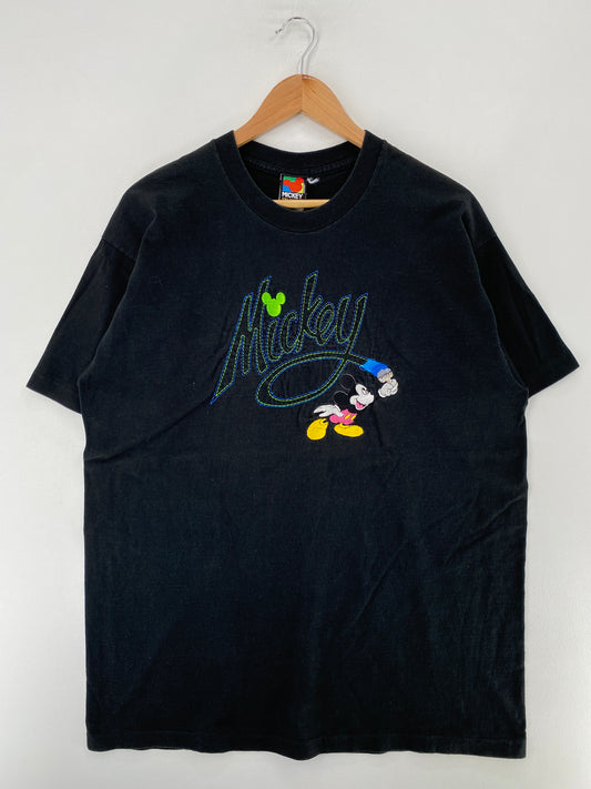 90's DISNEY MICKEY Made in USA Size XL Vintage T-shirt / G3138T