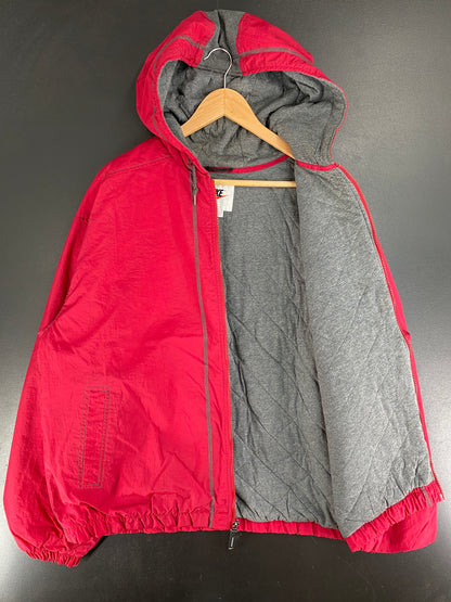 90's NIKE Size XL Vintage Nylon padded Zip-Up Jacket / F6421N
