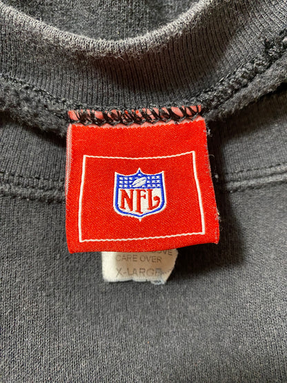 2004 PATRIOTS vs PANTHERS Size XL NFL Vintage Sweat-shirt / G4787S