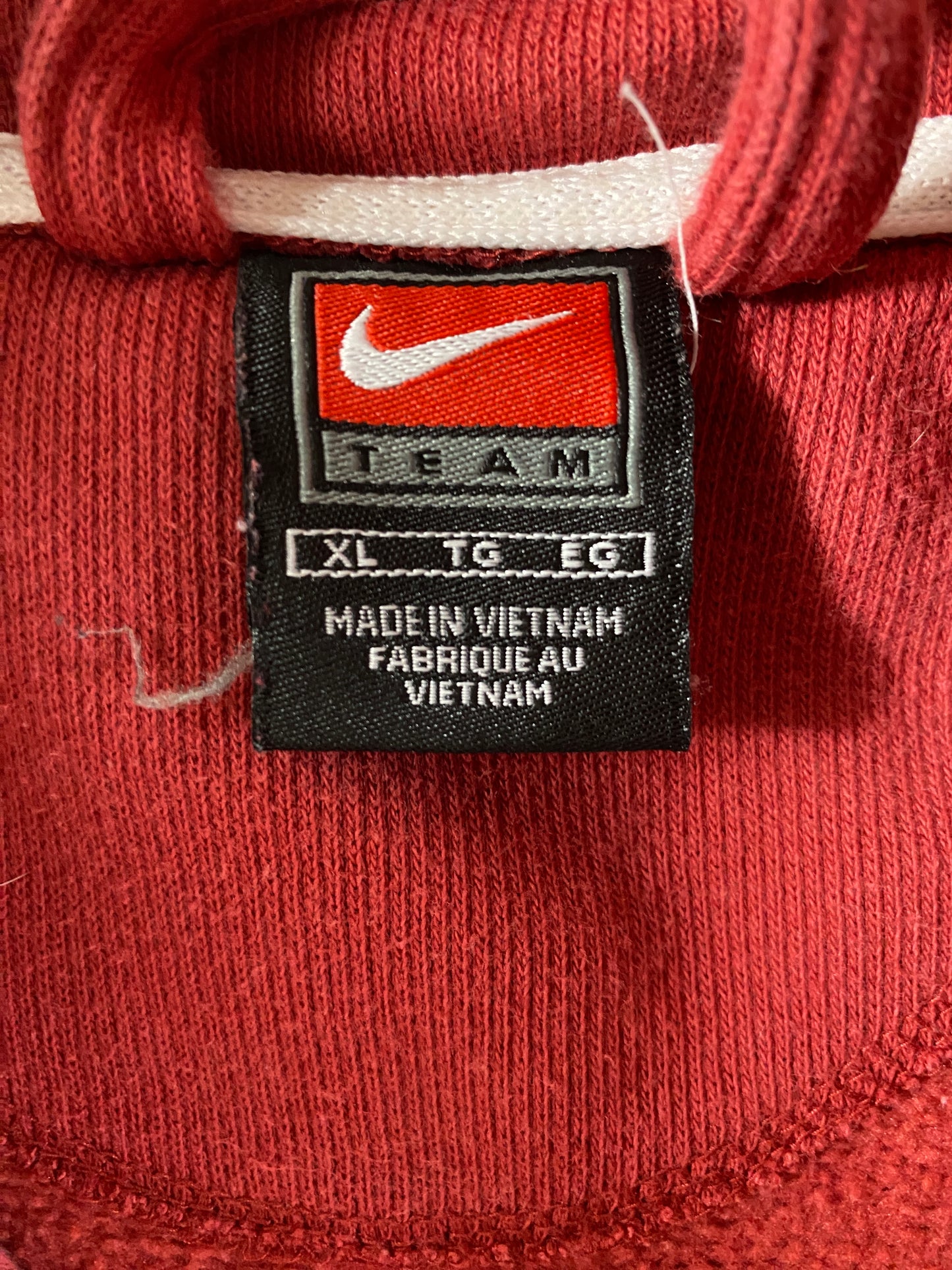 00' NIKE x OKLAHOMA SOONERS Size XL Vintage College Sweat Shirt / F1689S