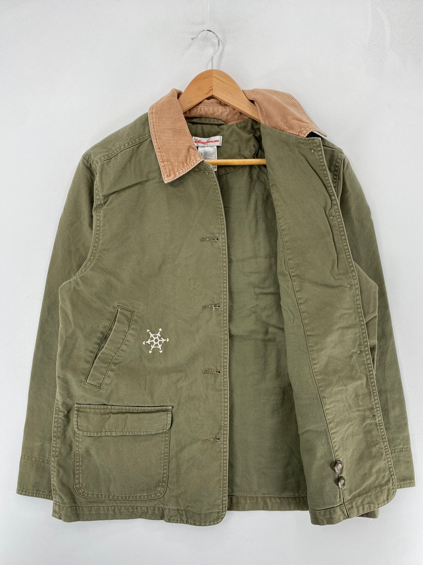 Vintage DISNEY POOH Size L Button Down Jacket / F6900J