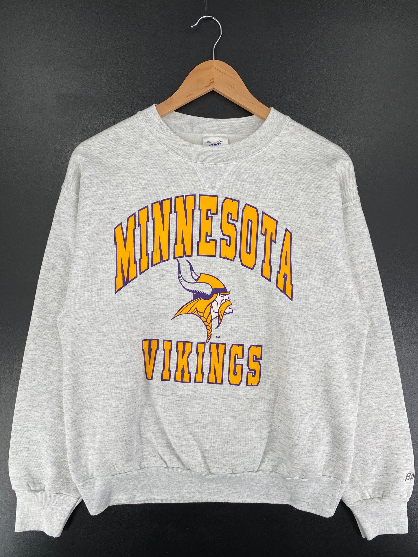 90's MINNESOTA VIKINGS Made in USA Size L Vintage NFL Sweat-Shirt/ F1668S