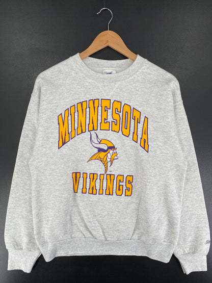 90's MINNESOTA VIKINGS Made in USA Size L Vintage NFL Sweat-Shirt/ F1668S