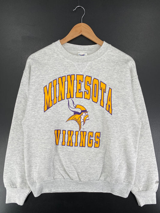 90's MINNESOTA VIKINGS Made in USA Size L Vintage NFL Sweat-Shirt/ F1668S