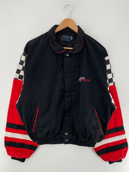 90's DODGE Made in USA Size L Vintage Racing Jacket / F6132J
