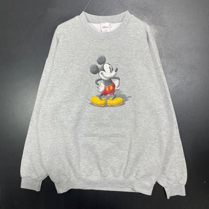 (XL) 00' DISNEY MICKEY Vintage Sweatshirt / A1577S