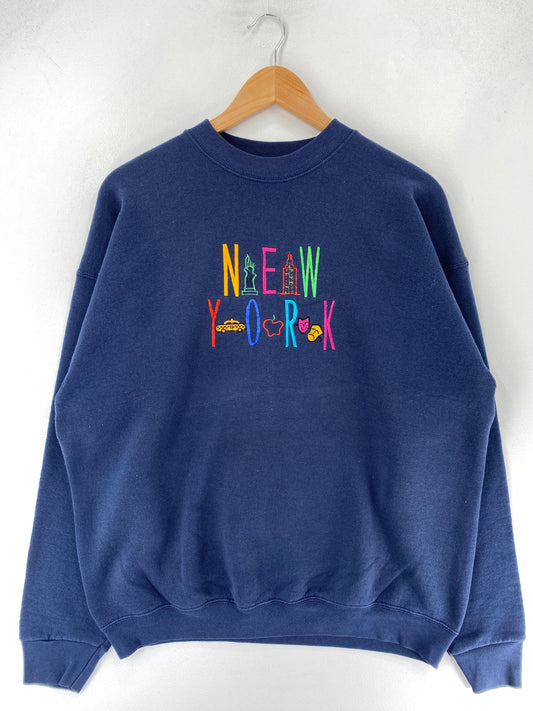 Vintage NEW YORK Size XL Sweat-shirt / F7555S