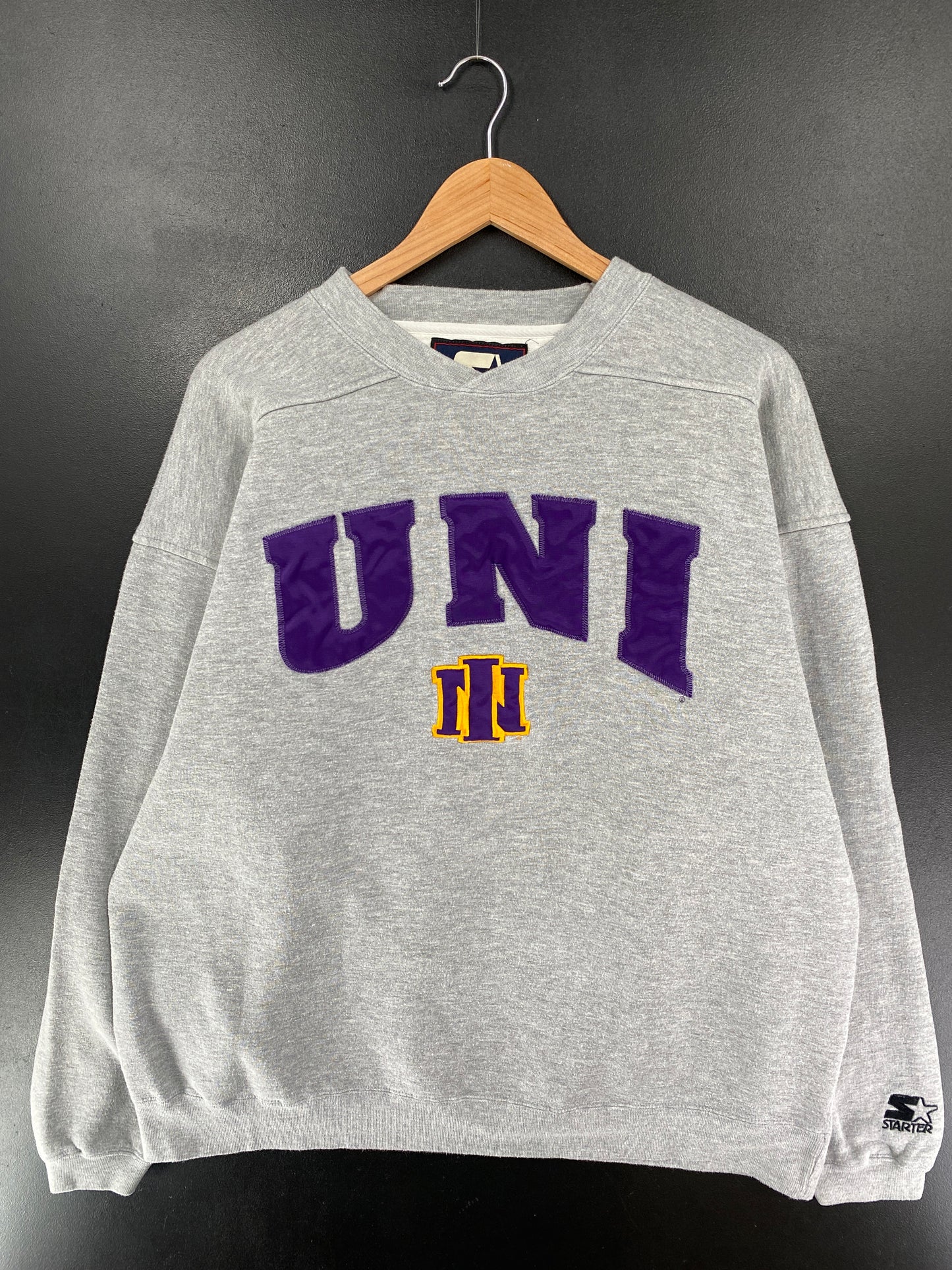 90's STARTER x NORTHERN IOWA Size XL Vintage College Sweat-shirt / G5460S