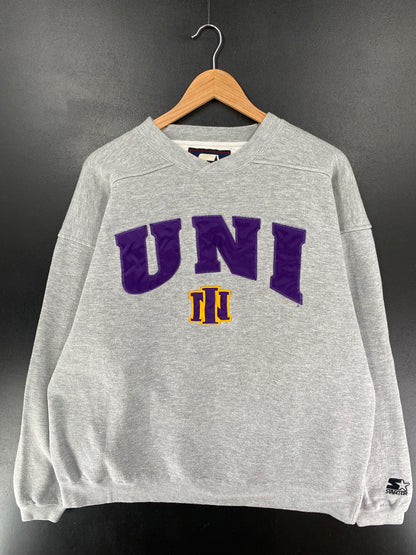 90's STARTER x NORTHERN IOWA Size XL Vintage College Sweat-shirt / G5460S