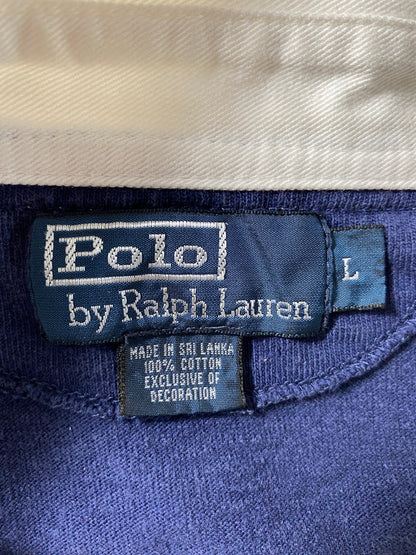 Vintage POLO RALPH LAUREN Size L Rugby-Shirt / G1331R