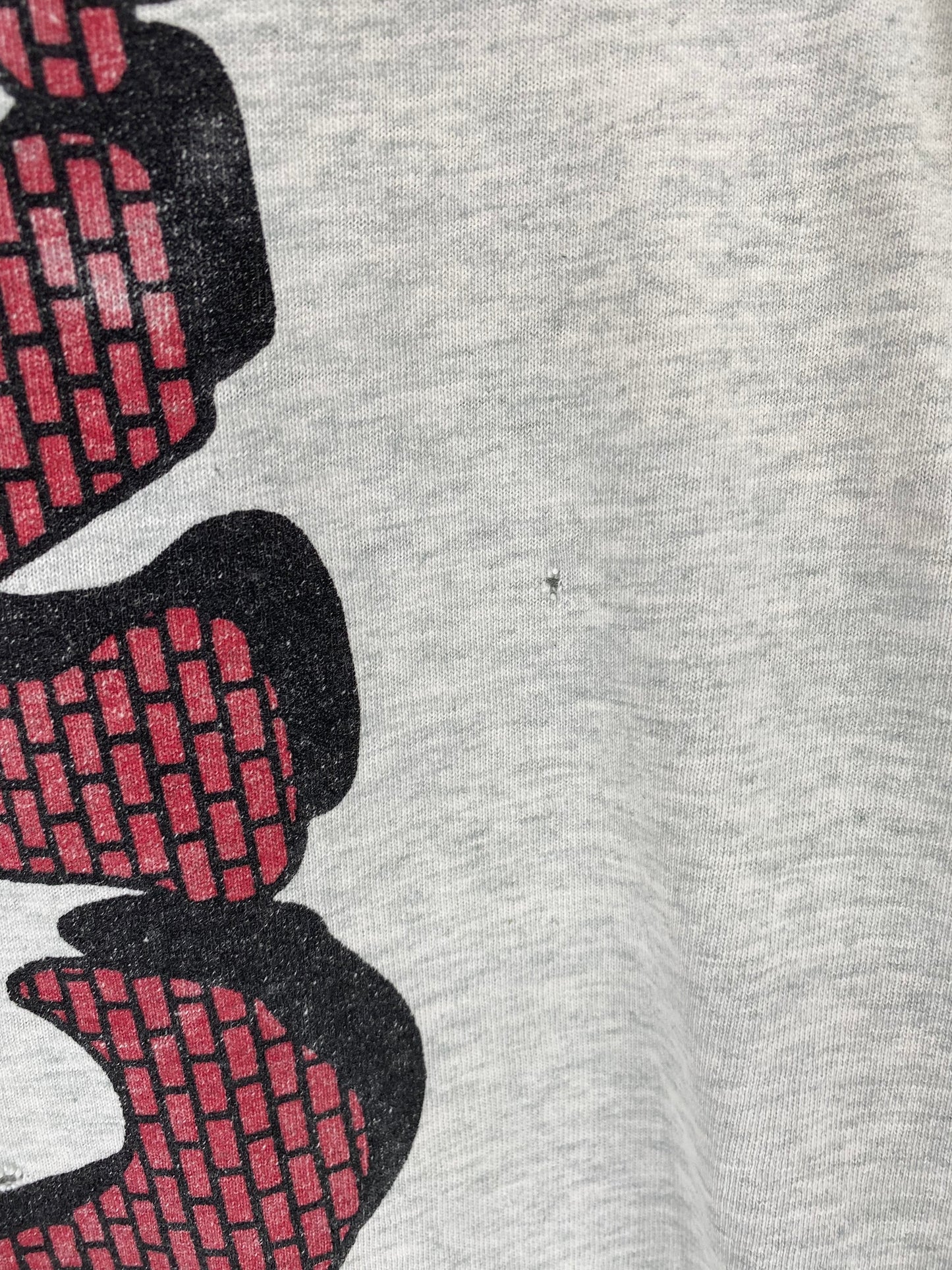 90’s DISNEY MICKEY Size No tag (Approx.XL) Vintage T-Shirt / F2153T