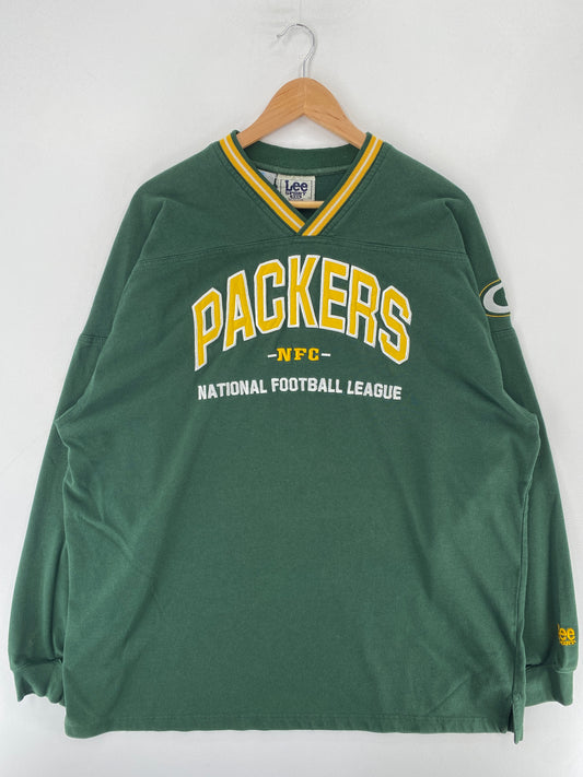 Vintage PACKERS Size XXL NFL Long Sleeve T-Shirt / F2675T