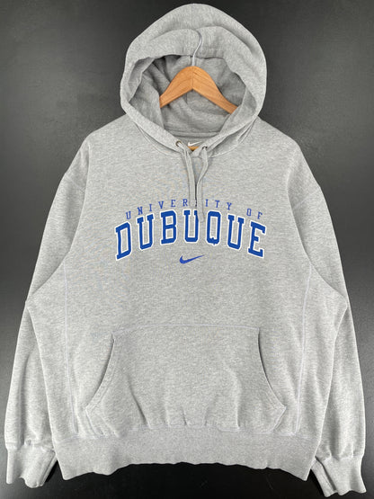 Vintage NIKE x UNIVERSITY OF DUBUQUE Size XL College Hoodie Sweat shirt / F2993S