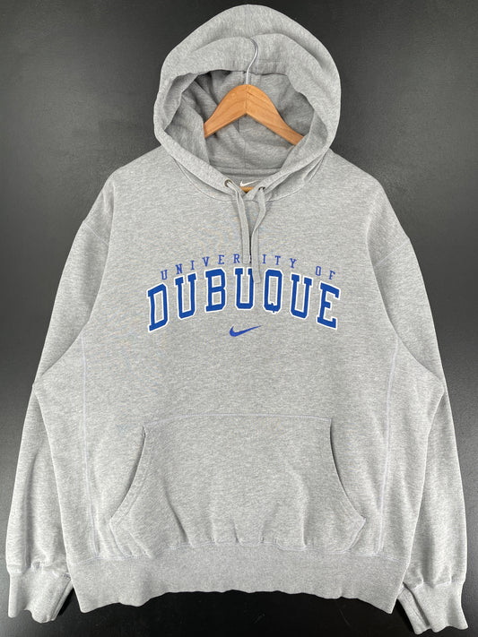Vintage NIKE x UNIVERSITY OF DUBUQUE Size XL College Hoodie Sweat shirt / F2993S