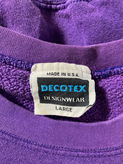 90's "WHO CARES?" Made in USA Size L Vintage Sweat-shirt / F9140S