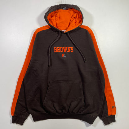 (Approx. L) Vintage CLEVELAND BROWNS NFL Hoodie Sweatshirt / A1028S