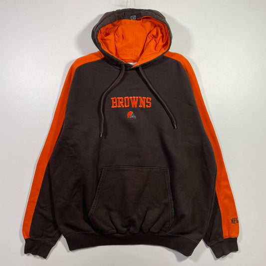 (Approx. L) Vintage CLEVELAND BROWNS NFL Hoodie Sweatshirt / A1028S