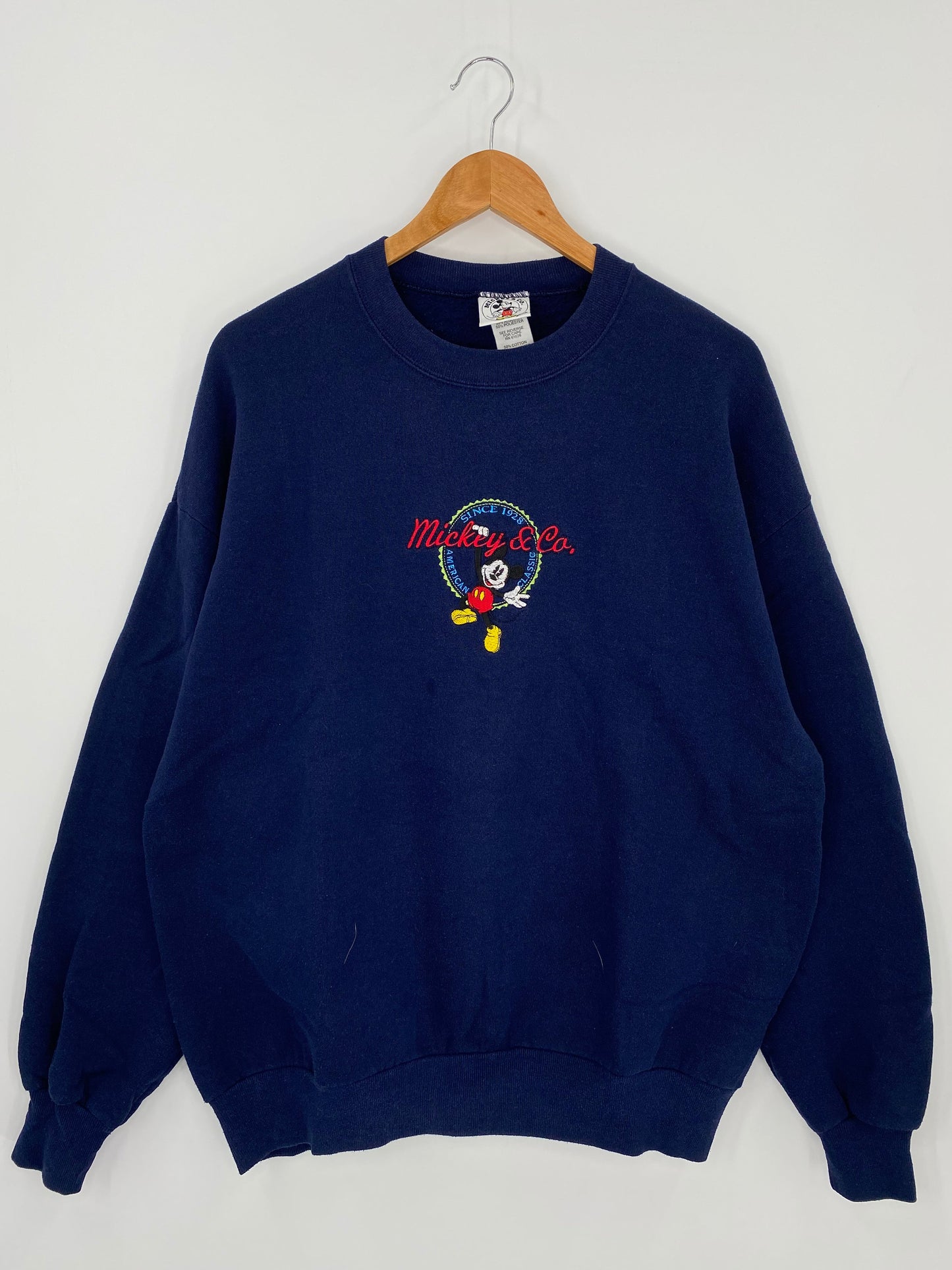 90’s DISNEY MICKEY Made in USA Size XL Vintage Sweat-Shirt  / G4796S