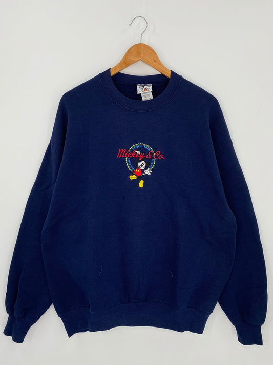 90’s DISNEY MICKEY Made in USA Size XL Vintage Sweat-Shirt  / G4796S