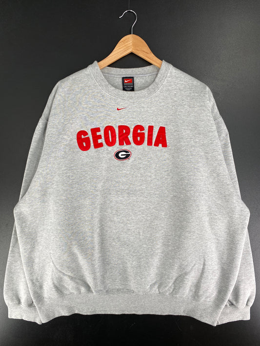 00' NIKE x GEORGIA Size XXL Vintage College Sweat-Shirt / F3919S