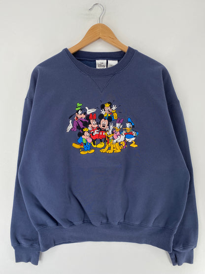 90's DISNEY Made in USA Size L Vintage Sweat-shirt / F957S