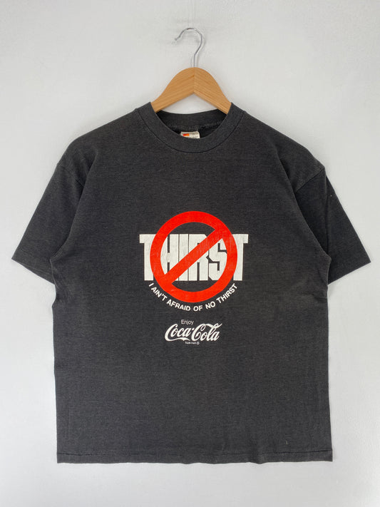 90's COCA COLA Made in USA Size XL Vintage T-Shirt / F9593T